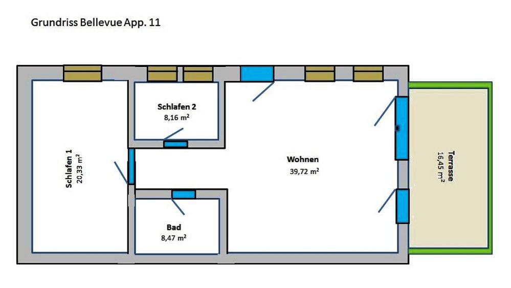 塞巴特黑灵斯多夫Bellevue-App-11公寓 外观 照片